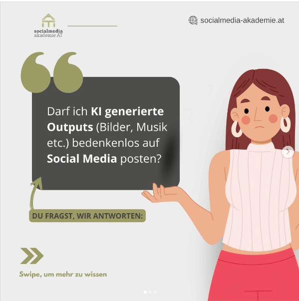 Blog Teaser für einen Blogbeitrag der Social Media Akademie zum Thema Kriterien für einen guten Social Media Post